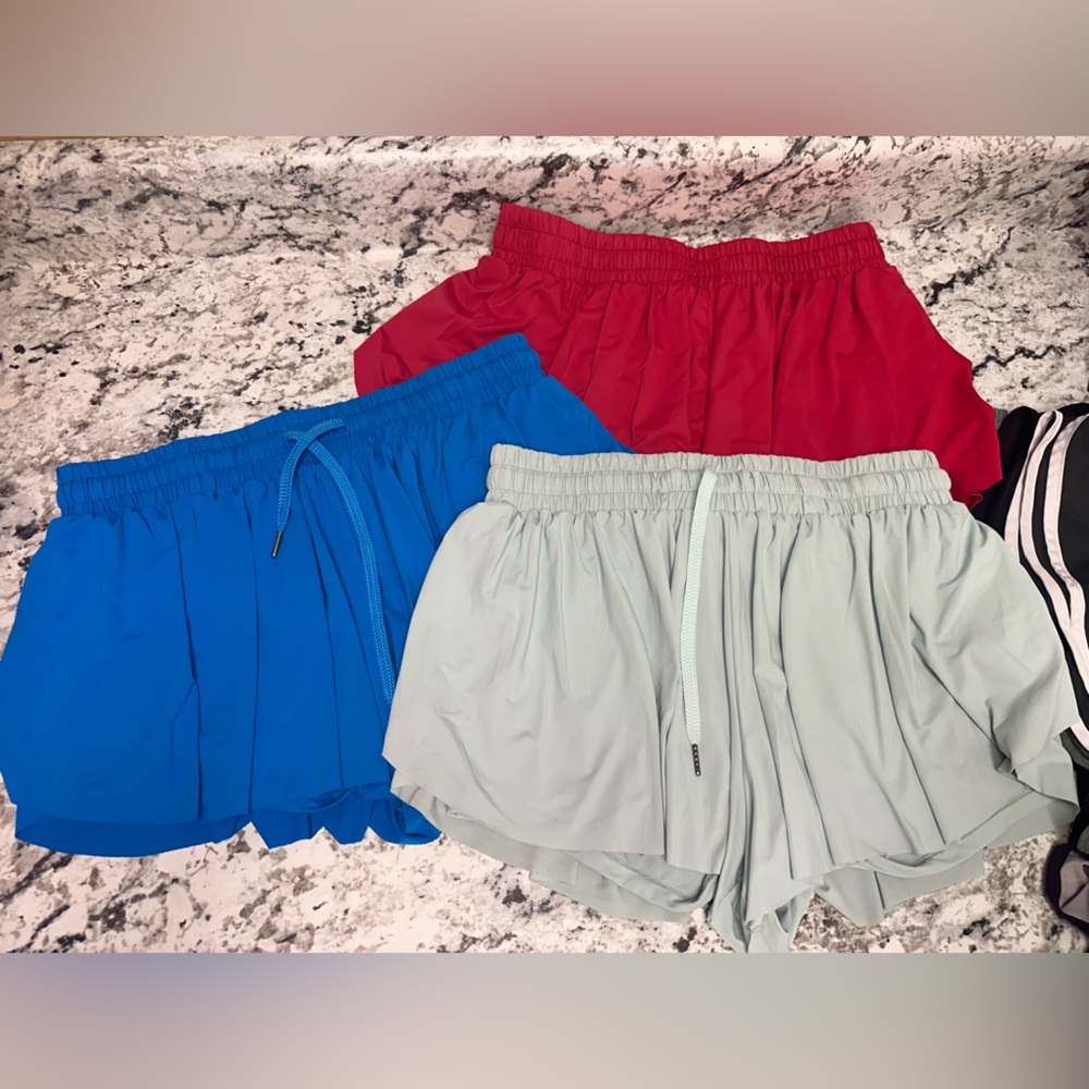 3pc flowy shorts bundle